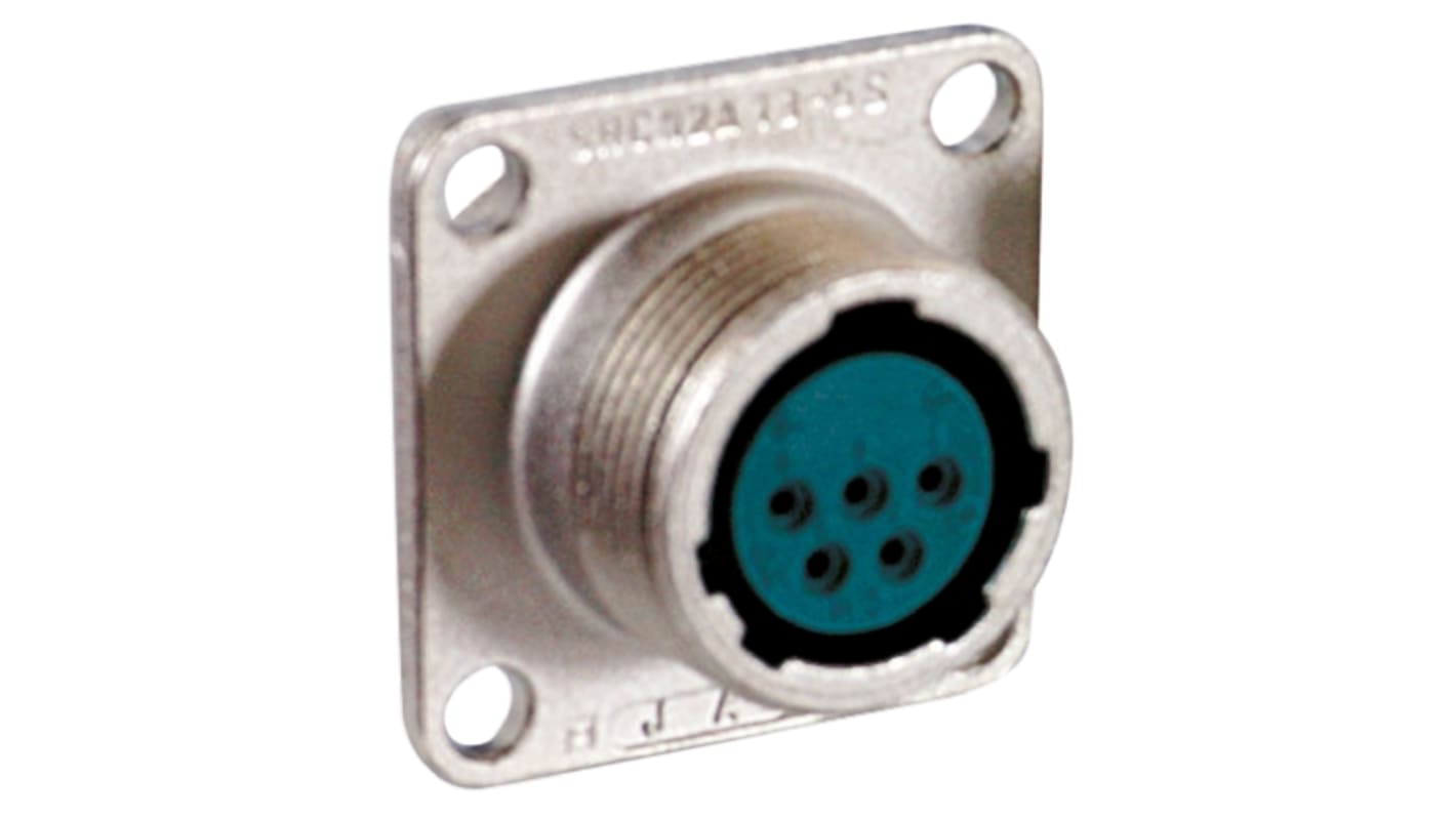 JAE Circular Connector, 16 Contacts, Panel Mount, Miniature Connector, Socket, Female, SRCN Series