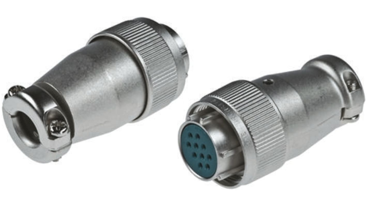 Conector JAE macho serie SRCN de 7 vías hembra, montaje aéreo