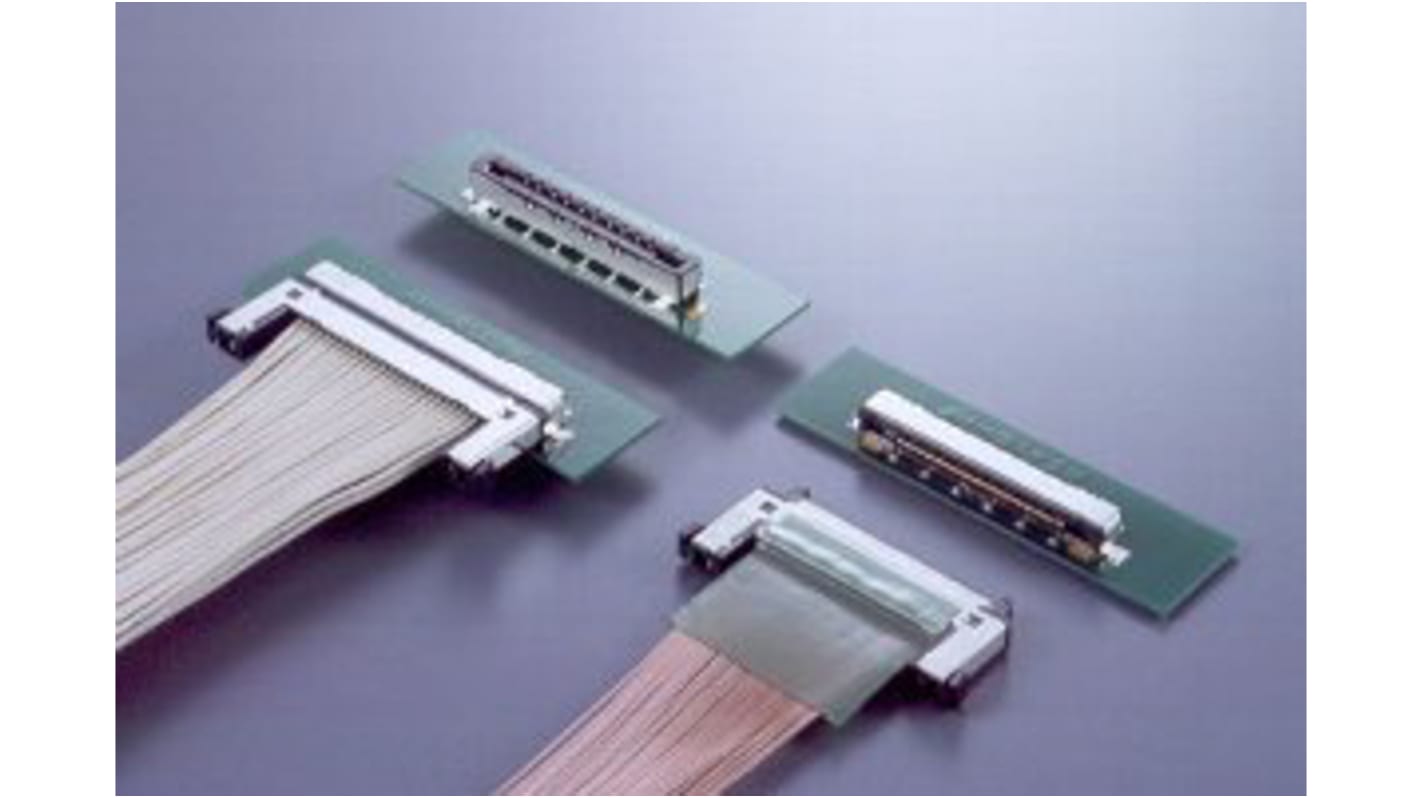 JAE FI-R Crimp-Anschlussklemme für FI-R-Steckverbindergehäuse, Stecker / 0.05mm², Gold Crimpanschluss