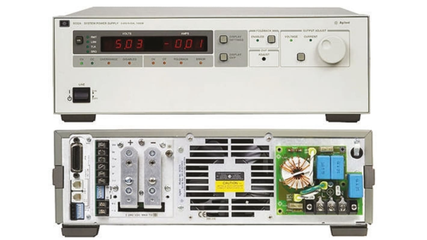 Keysight Technologies Bench Power Supply, 0 → 60V, 0 → 10A, 1-Output, 200W - RS Calibrated