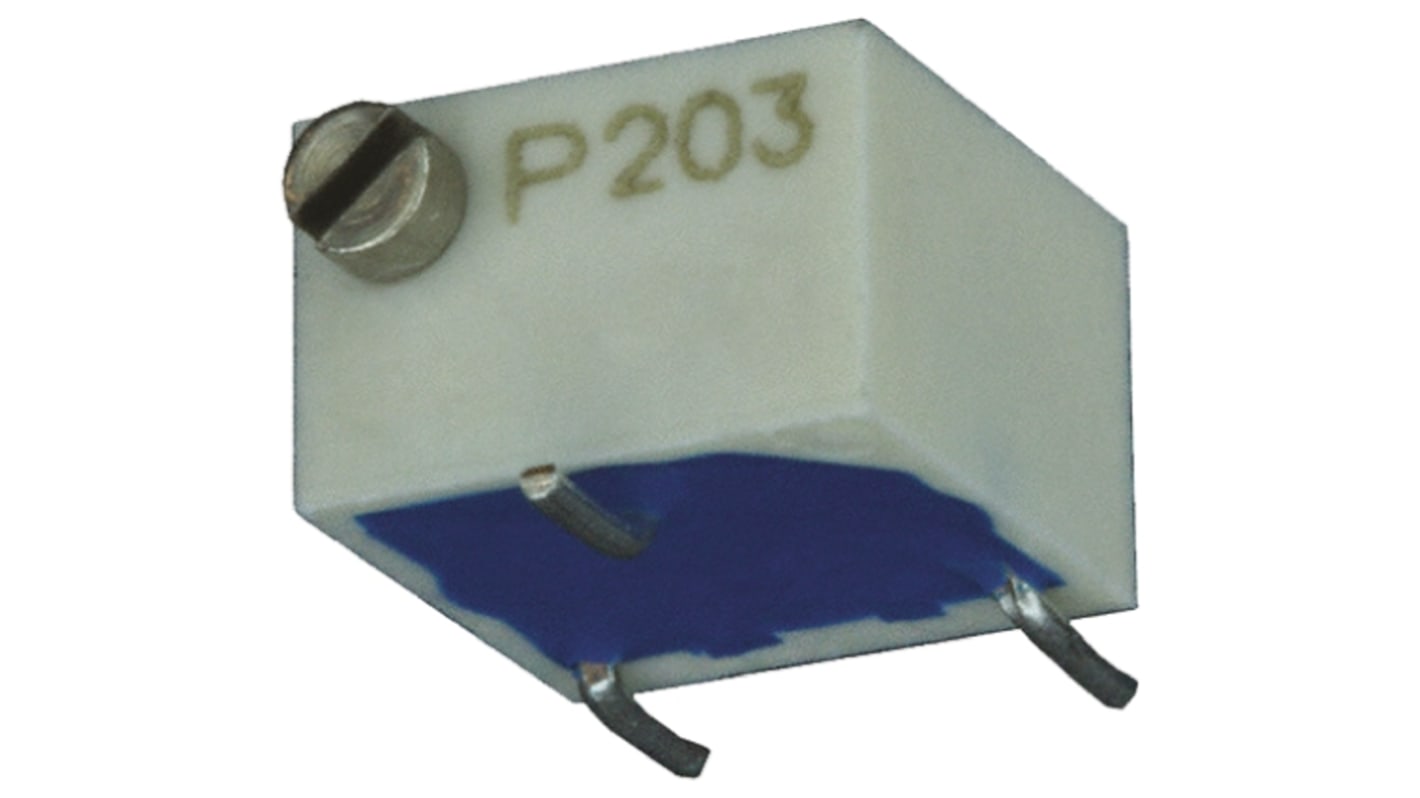 Potenciómetro para PCB Bourns serie 3269, 10kΩ máximo, ±10%, ±100ppm/°C, 0.25W, vueltas: 12, , SMD