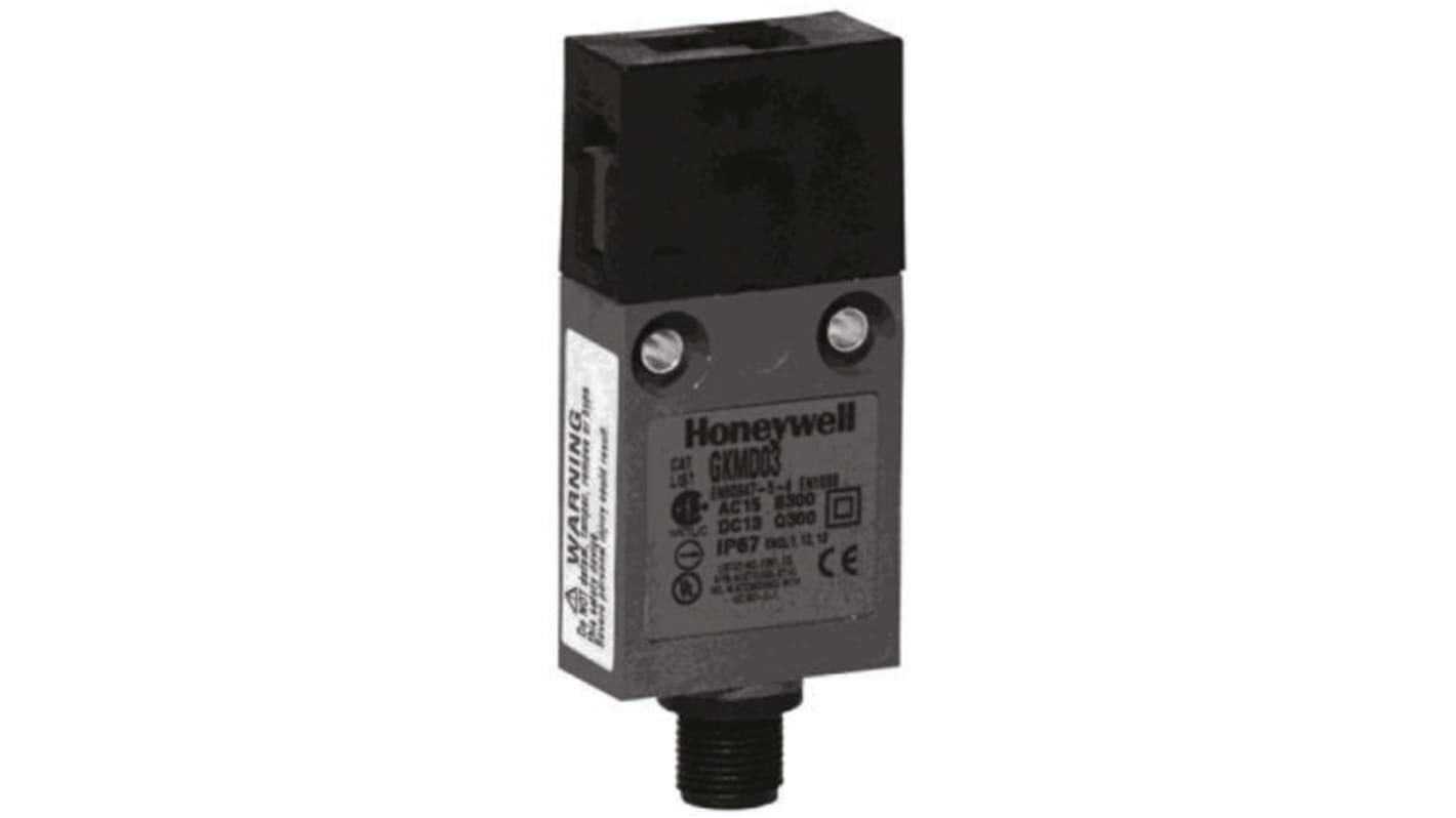 Honeywell GKM Safety Interlock Switch, 1NC/1NO, Key, Glass Filled PET