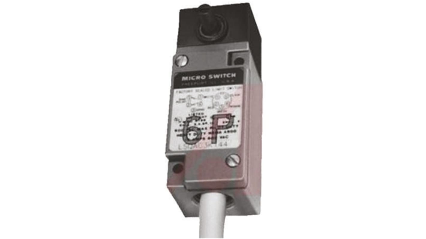 Honeywell HDLS Series Limit Switch, NO/NC, IP67, SPDT, Die Cast Zinc Housing, 600V ac Max, 7A Max