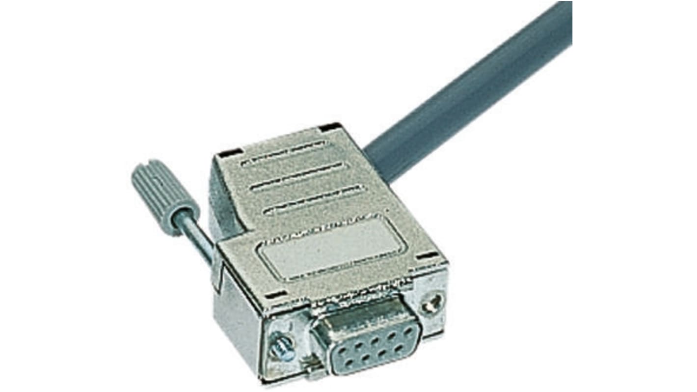 Kovový plášť pro konektory D-Sub, řada: D-sub, počet kontaktů: 25, materiál pouzdra: Termoplast