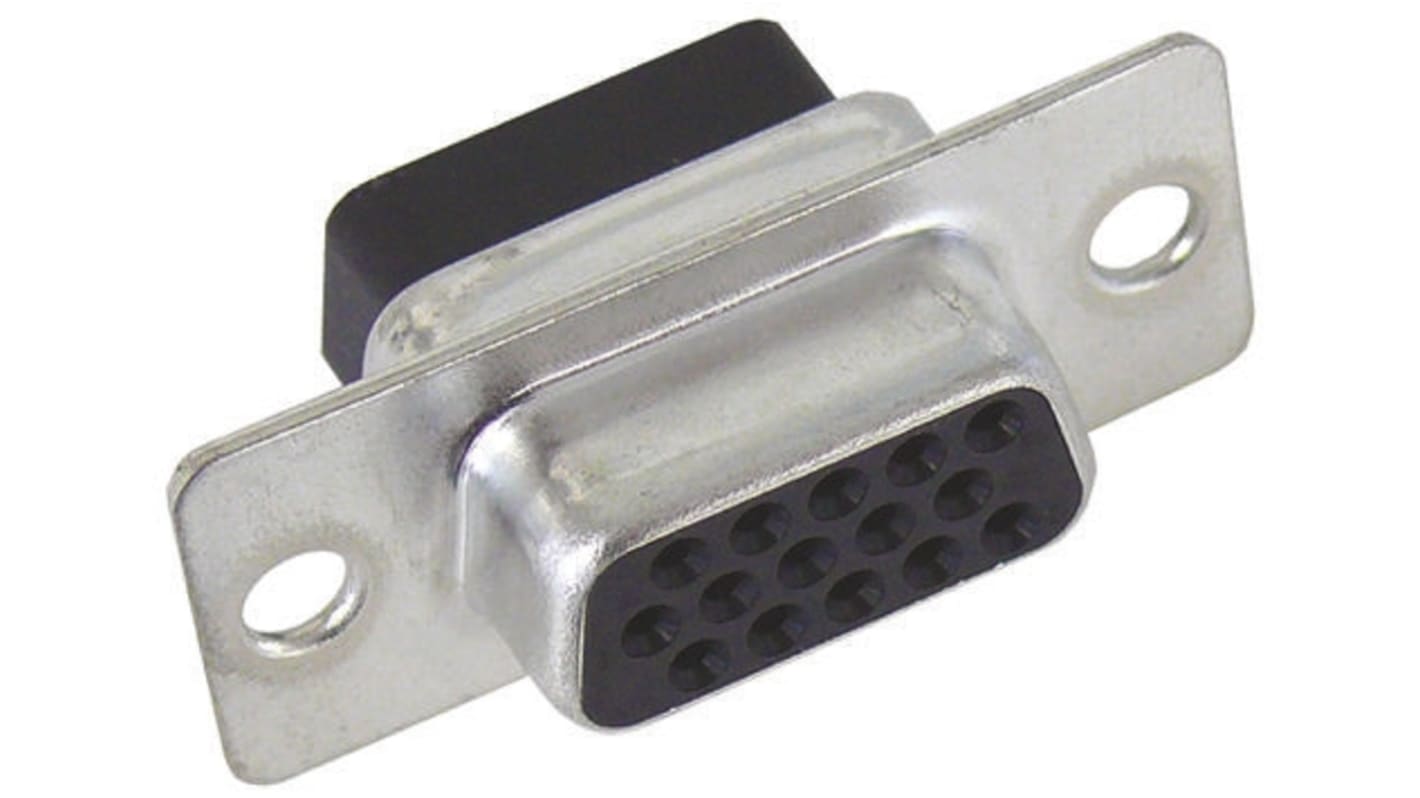 Conector D-sub HARTING, paso 2.29mm, Recto D-Sub de alta densidad, Montaje de Cable, Hembra, Terminación Crimpado, 2.0A
