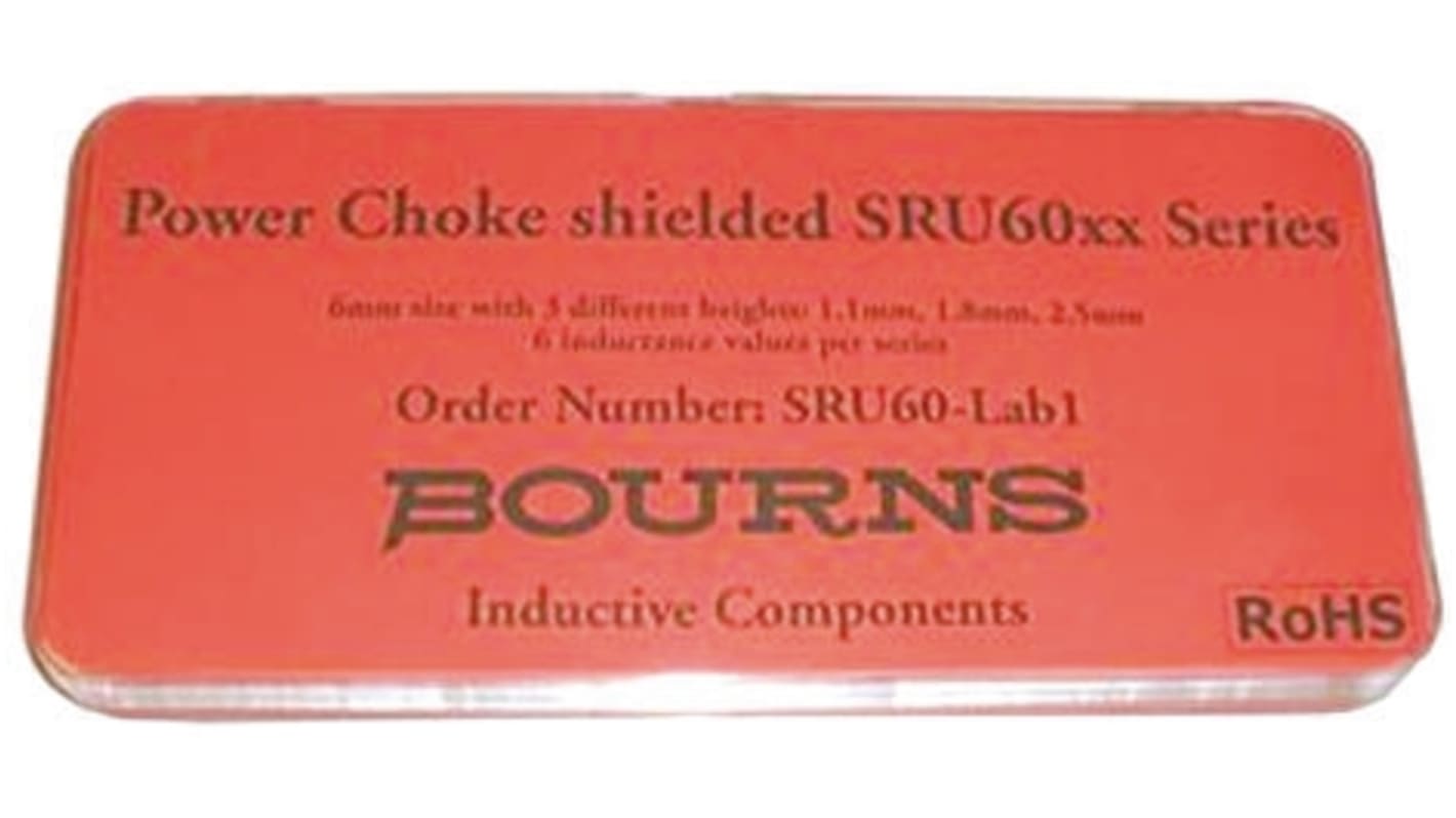 Kit di induttori SRU6011: 6 valori Bourns, 54 pezzi