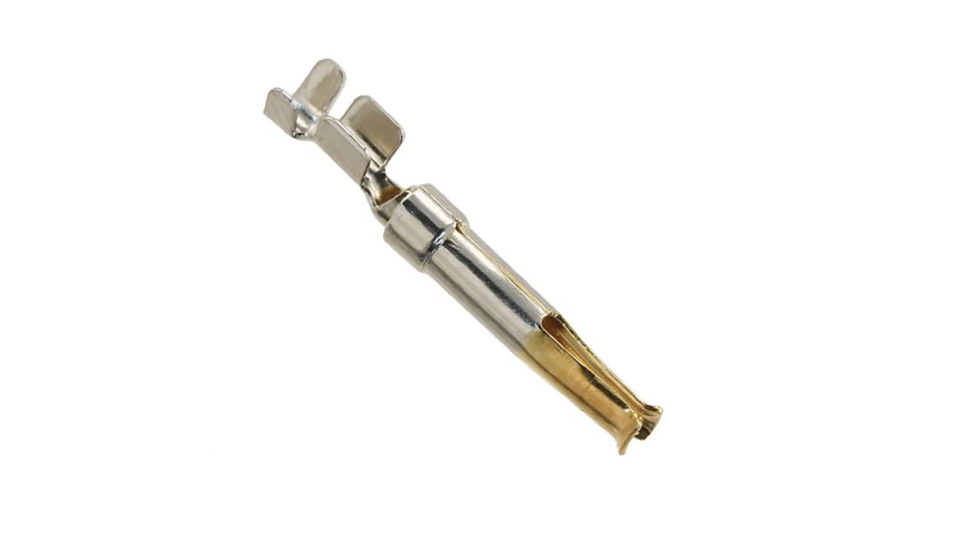 Harting, D-Sub Standard Series, Male Crimp D-sub Connector Contact, Gold over Nickel Signal, 28 → 24 AWG