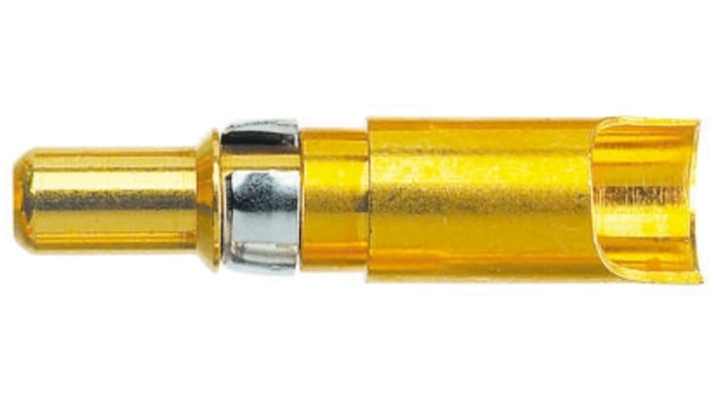 Harting D-Sub Mixed Sub-D Power-Steckverbinder, Stecker, Lötanschluss, Kupferlegierung, Gold, 12 → 10 AWG,