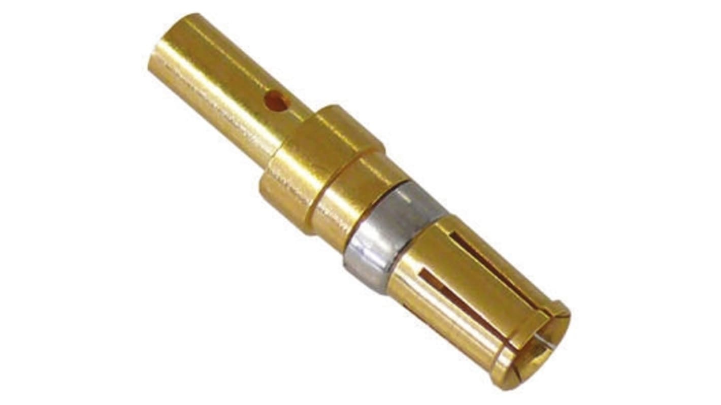 Harting, D-Sub Mixed Series, Female Crimp D-Sub Connector Power Contact, Gold Power, 12 → 10 AWG