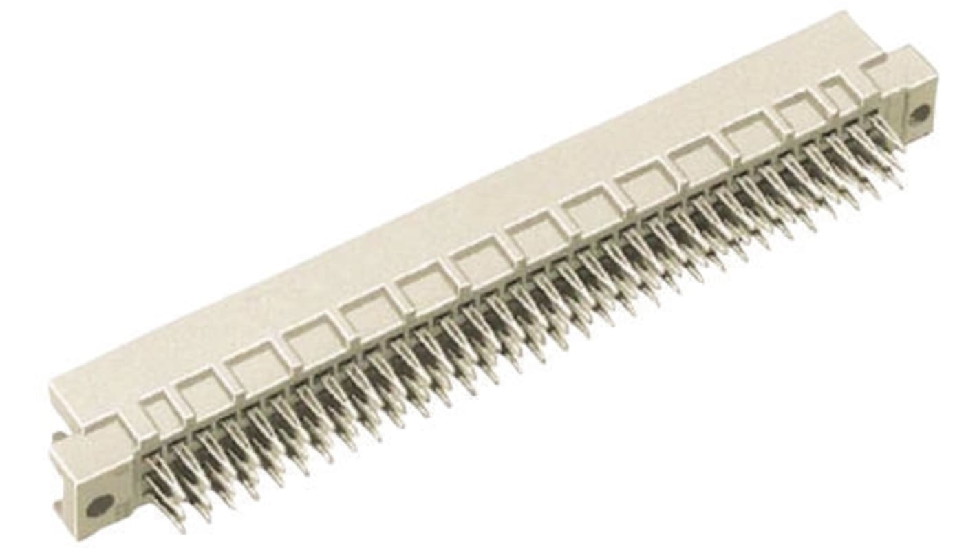 Harting C2 DIN 41612-Steckverbinder Stecker Gerade, 96-polig / 3-reihig, Raster 2.54mm Crimpanschluss Durchsteckmontage
