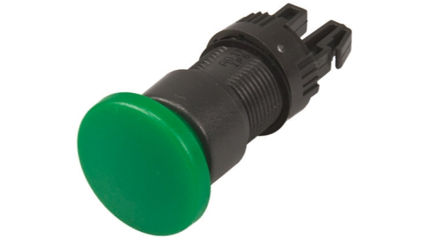 APEM Green Momentary Push Button Head, IP65