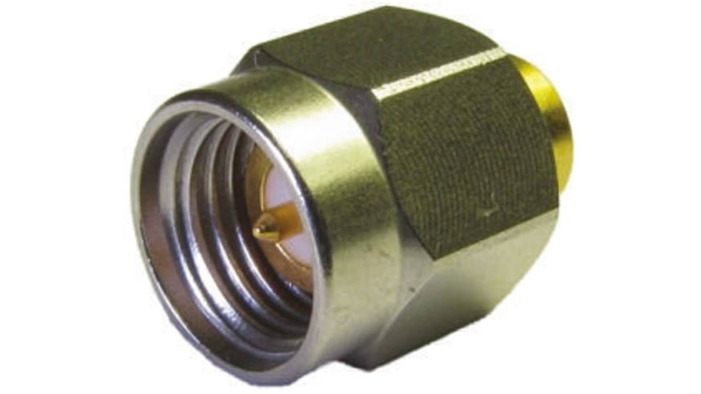 Amphenol, Plug Cable Mount SMA Connector, 50Ω, Solder Termination, Straight Body