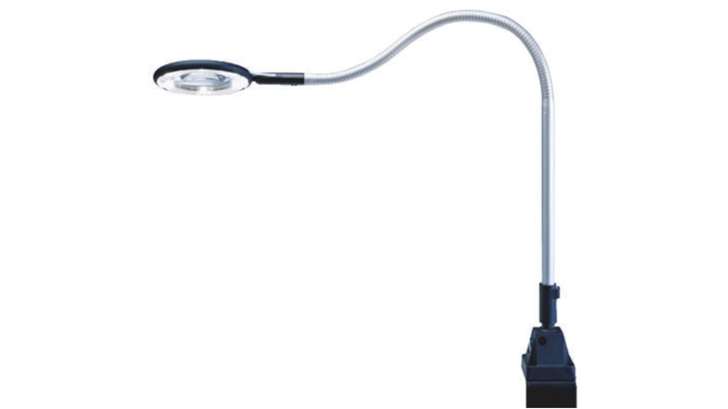 Waldmann RING LED LED Bench Magnifier with Table Clamp Mount, 72mm Lens Dia.