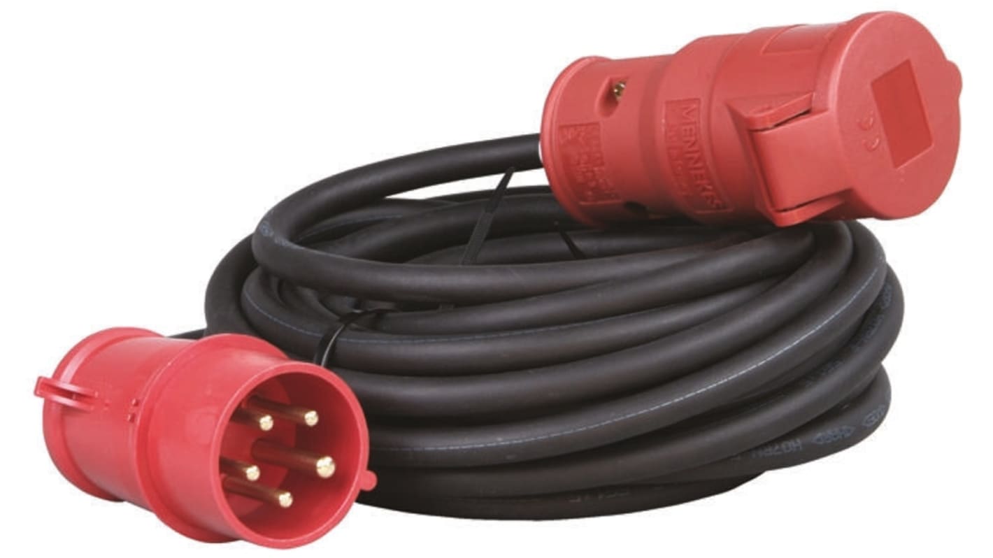 147600006 Kopp 10m 1 Socket CEE Extension Lead, 400 V ac RS