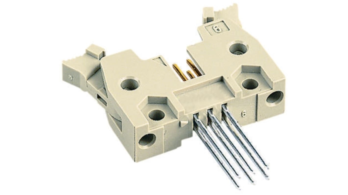 Harting SEK 18 Series Straight Through Hole PCB Header, 34 Contact(s), 2.54mm Pitch, 2 Row(s), Shrouded