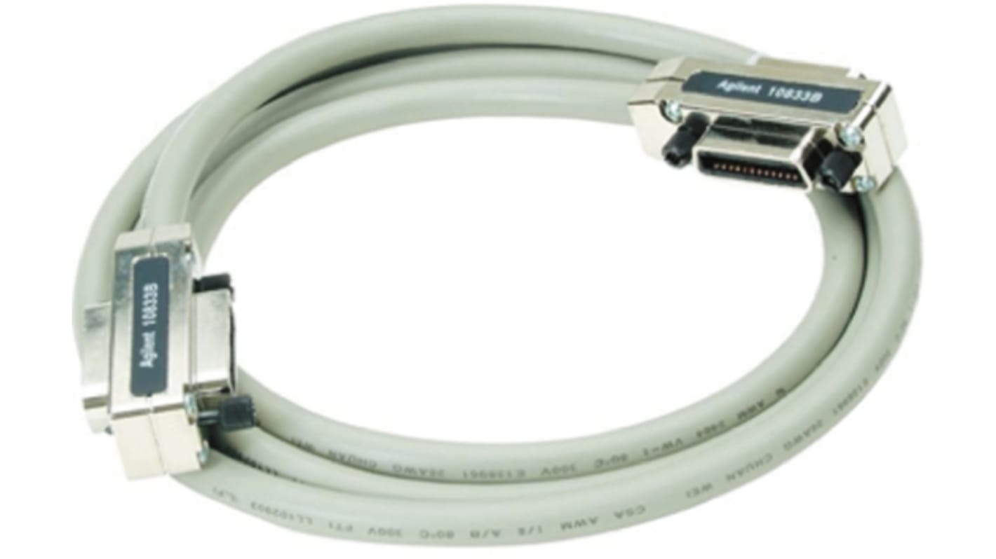 Keysight Technologies GPIB to GPIB Parallel Cable, 6m, Grey Sheath