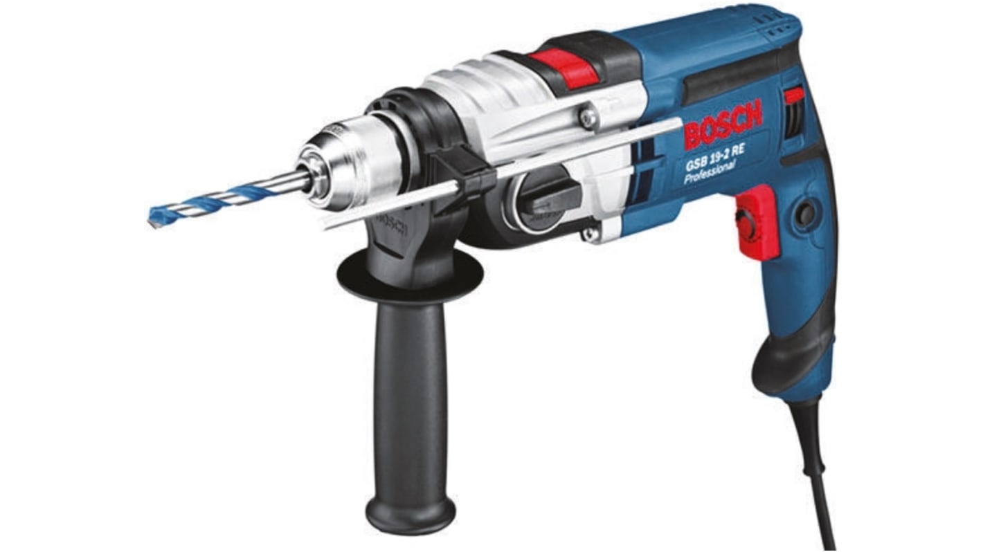 Bosch Keyless 110V Corded Impact Drill, BS 4343 Plug