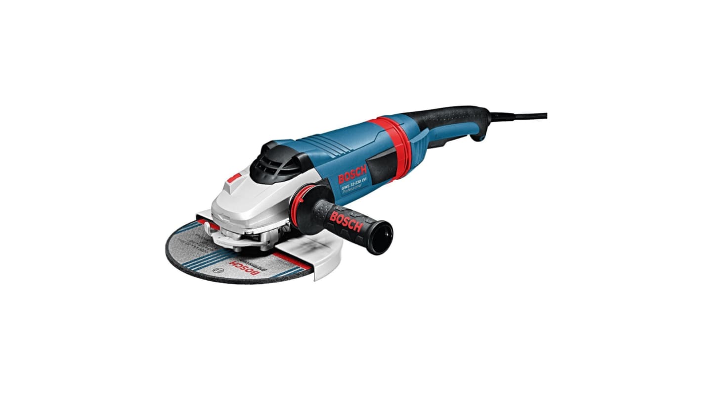 Bosch GWS 22-230 230mm Corded Angle Grinder, UK Plug