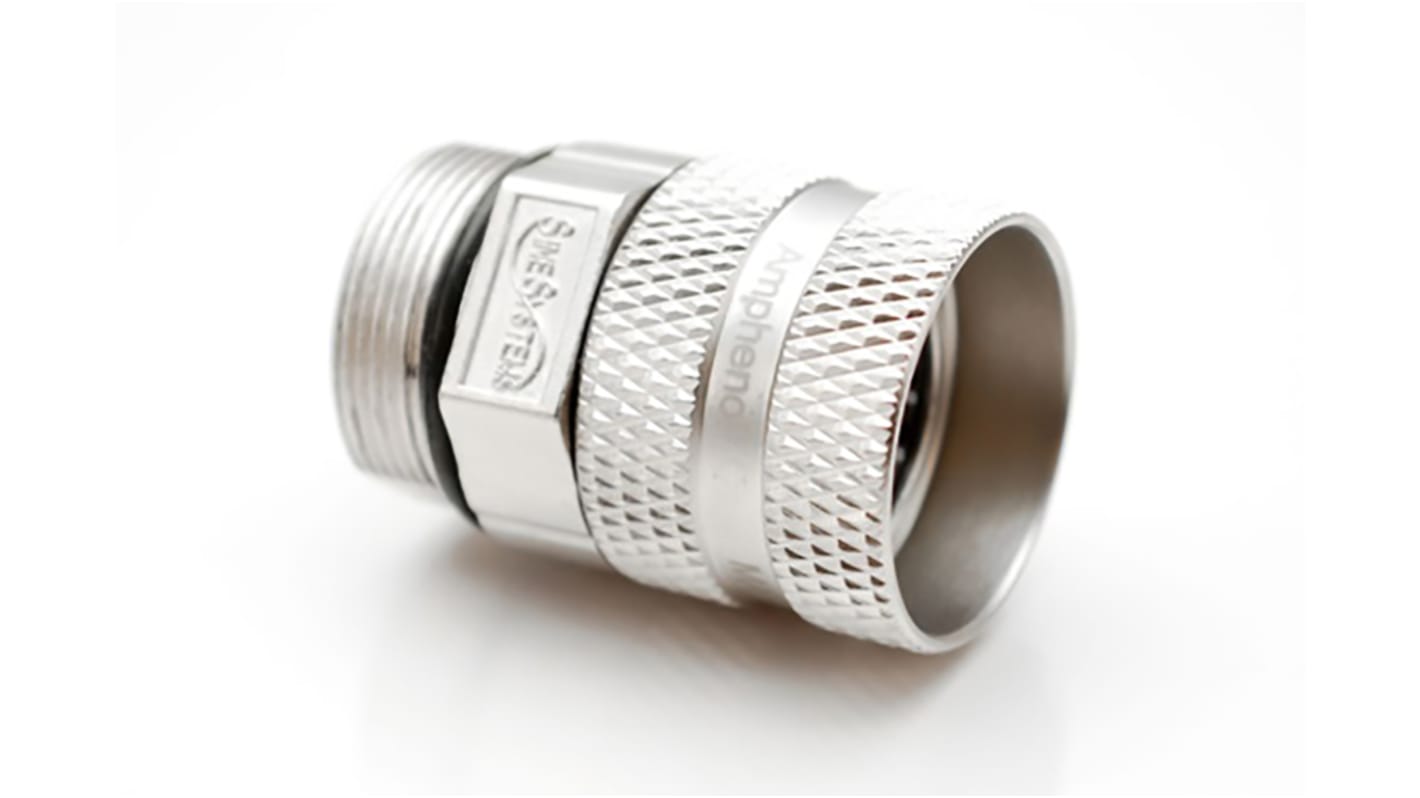 Amphenol Circular Connector, 12 Contacts, Cable Mount, M23 Connector, Plug, Male, IP67, MotionGrade Series