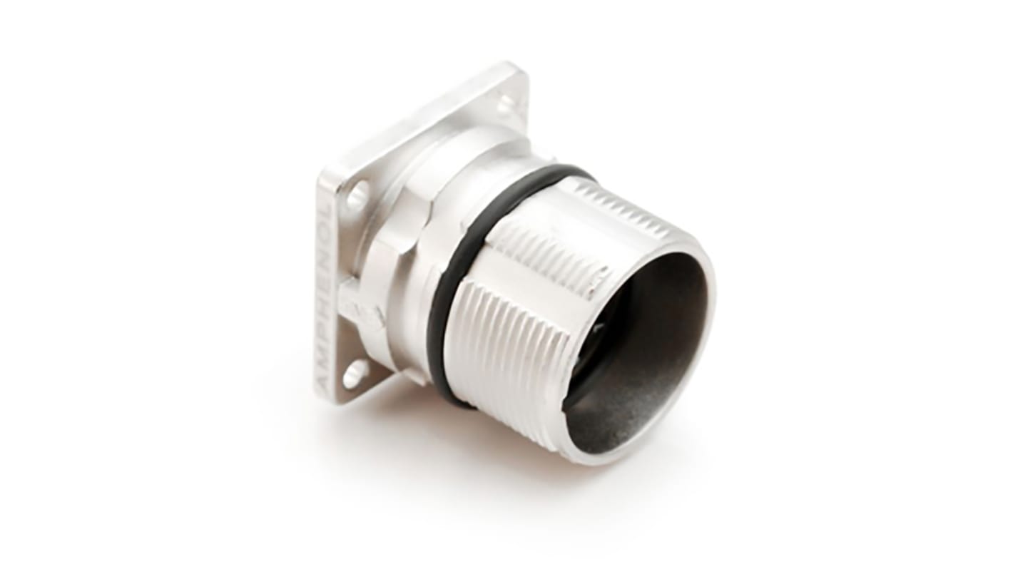 Conector circular Amphenol Industrial hembra serie MotionGrade de 12 vías macho, Montaje en Panel, IP67