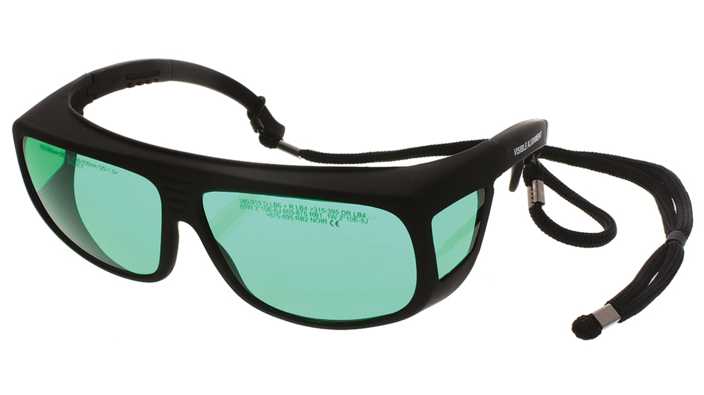 Gafas de seguridad Global Laser, color de lente Verde