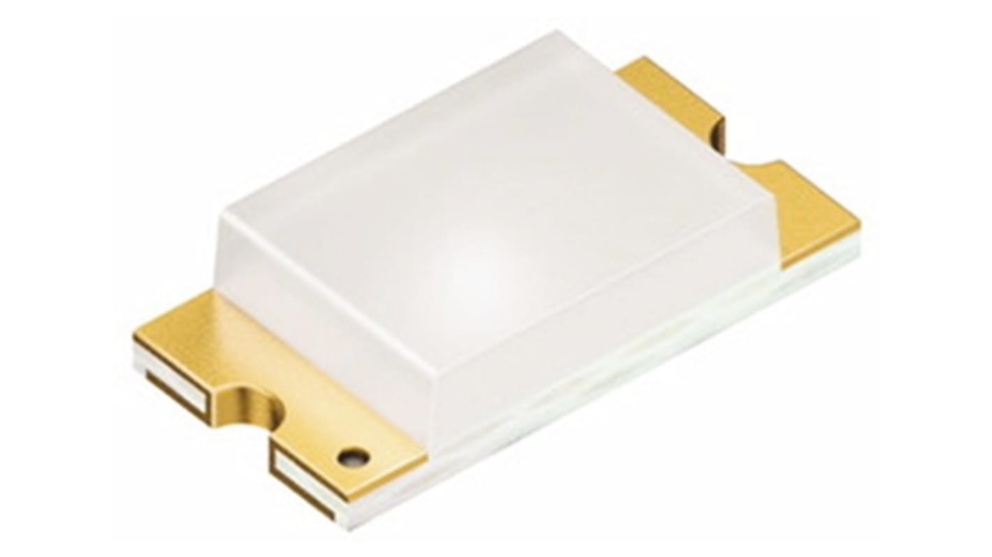 ams OSRAM LED, 2 tüskés, felületre szerelhető, Kék, 470 nm, 0,11 lm, 56 mcd, 3,2 V, 135° (vízszintesen), 155°