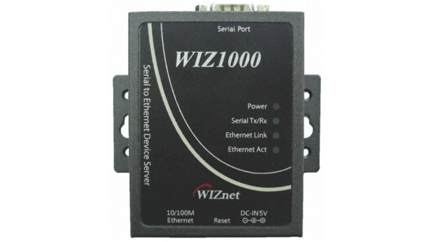 Adaptateur WIZnet Inc WIZ1000, 10/100 Ethernet, RJ45, RS232