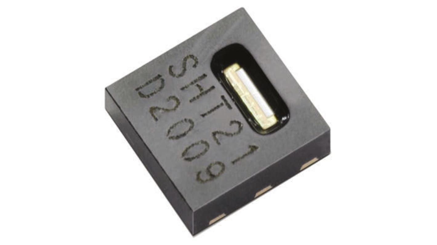 Sensirion Temperature & Humidity Sensor, Digital Output, Surface Mount, Serial-I2C, ±0.3 °C, ±2%RH, 6 Pins