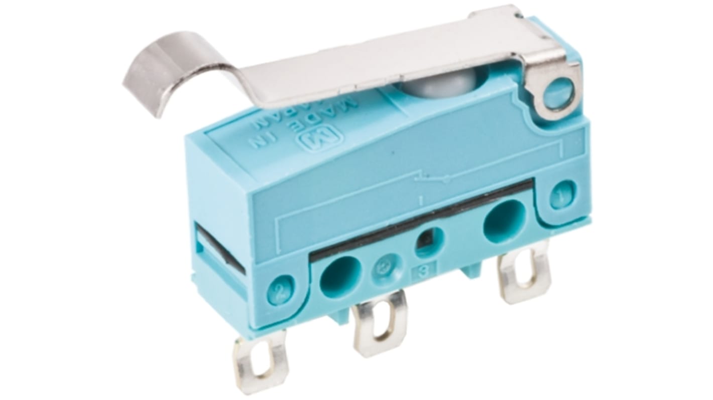 ABS141451 Panasonic Simulated Roller Lever Micro Switch, Solder