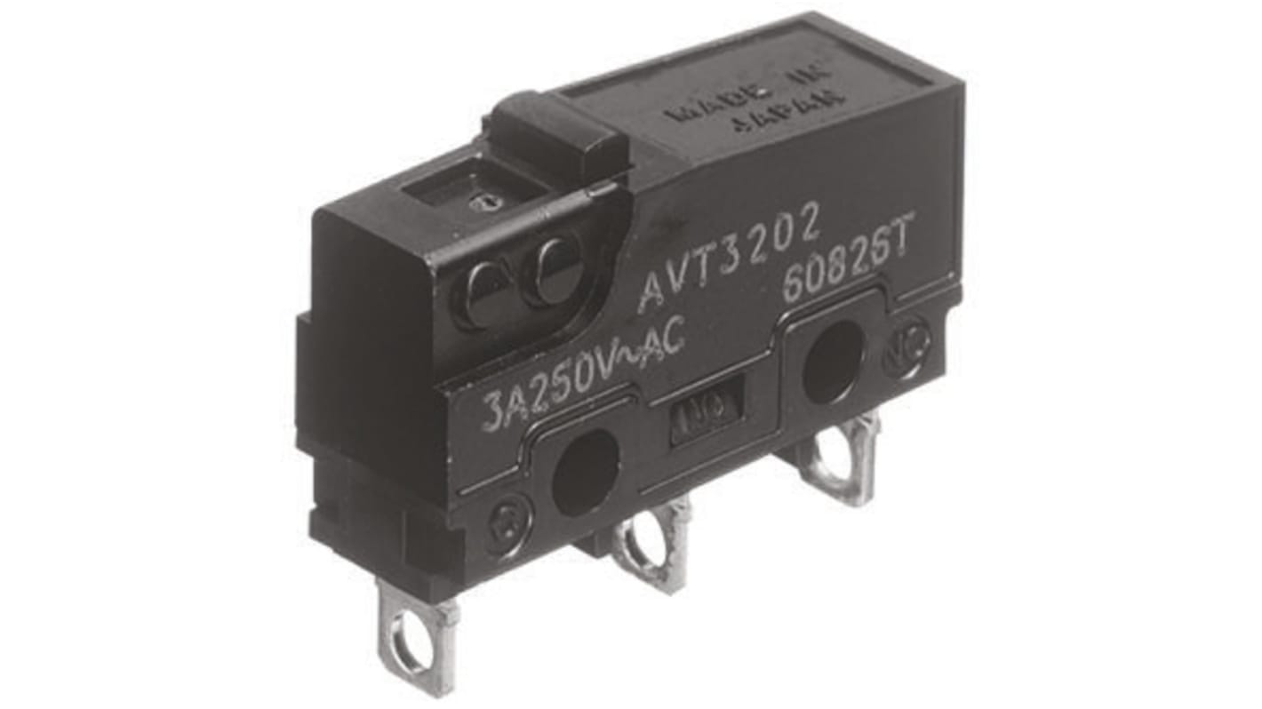 Microinterruptor, Émbolo de Pin SP-CO 3 A a 250 V ac