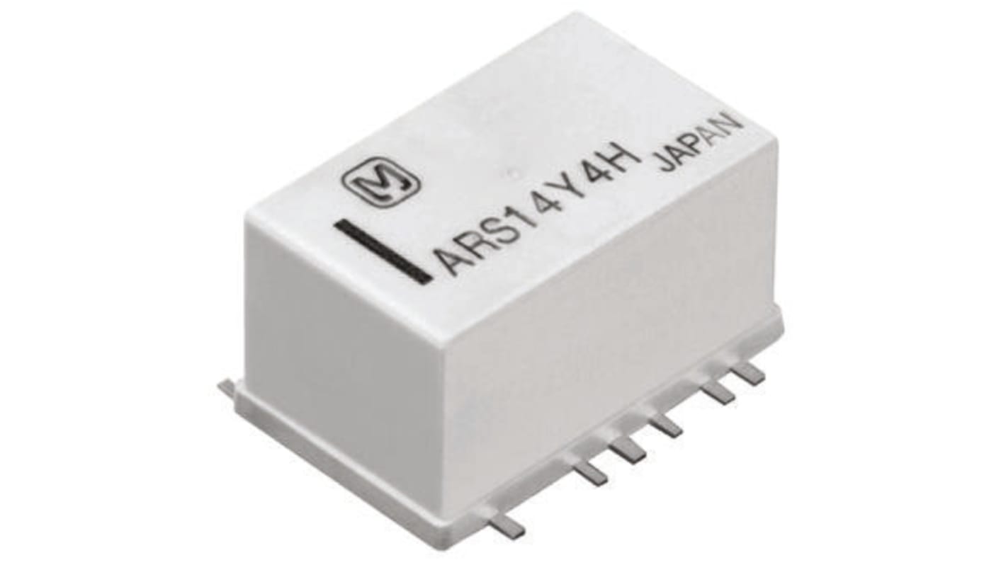 Panasonic 高周波リレー (RFリレー) 4.5V dc 50Ω SPDT, ARS14A4H