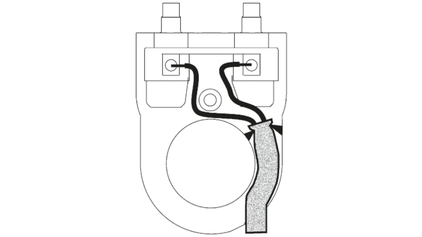 French / German Mains Plug, 6A, Cable Mount, 230 V ac