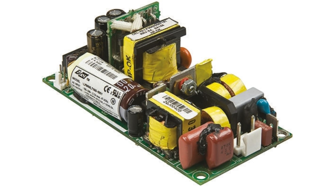 EOS Switching Power Supply, LFMWLT150-1001-2, 12V dc, 8.33A, 150W, 1 Output, 120 → 390 V dc, 90 → 264 V