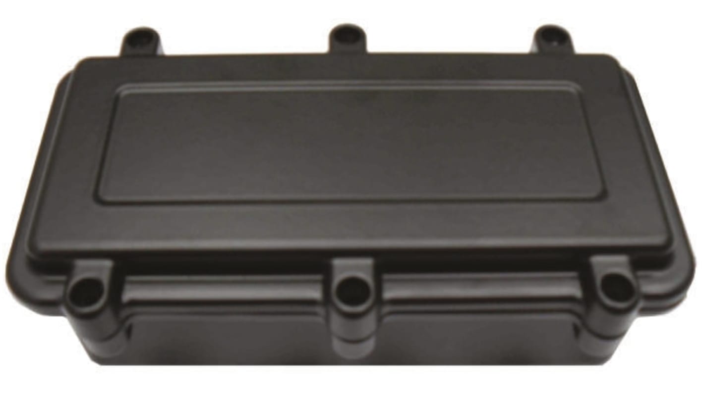 Caja RS PRO de Aluminio Presofundido Negro, 192 x 96 x 67mm, IP67, Apantallada
