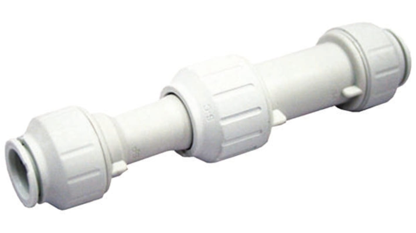 15RKP John Guest Straight Coupler PVC Pipe Fitting, 15mm RS
