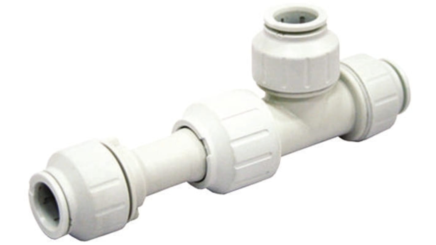 15TKP John Guest Slip Tee PVC Pipe Fitting, 15mm RS