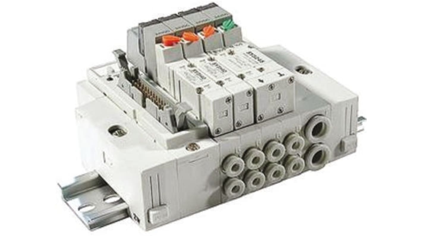 SMC SS5Y series 6 station Manifold