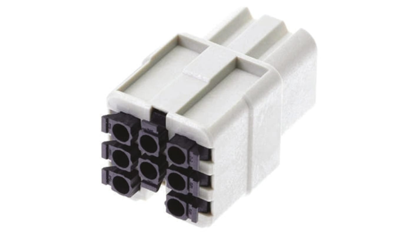 Inserto de conector de potencia HARTING Hembra, serie Han D