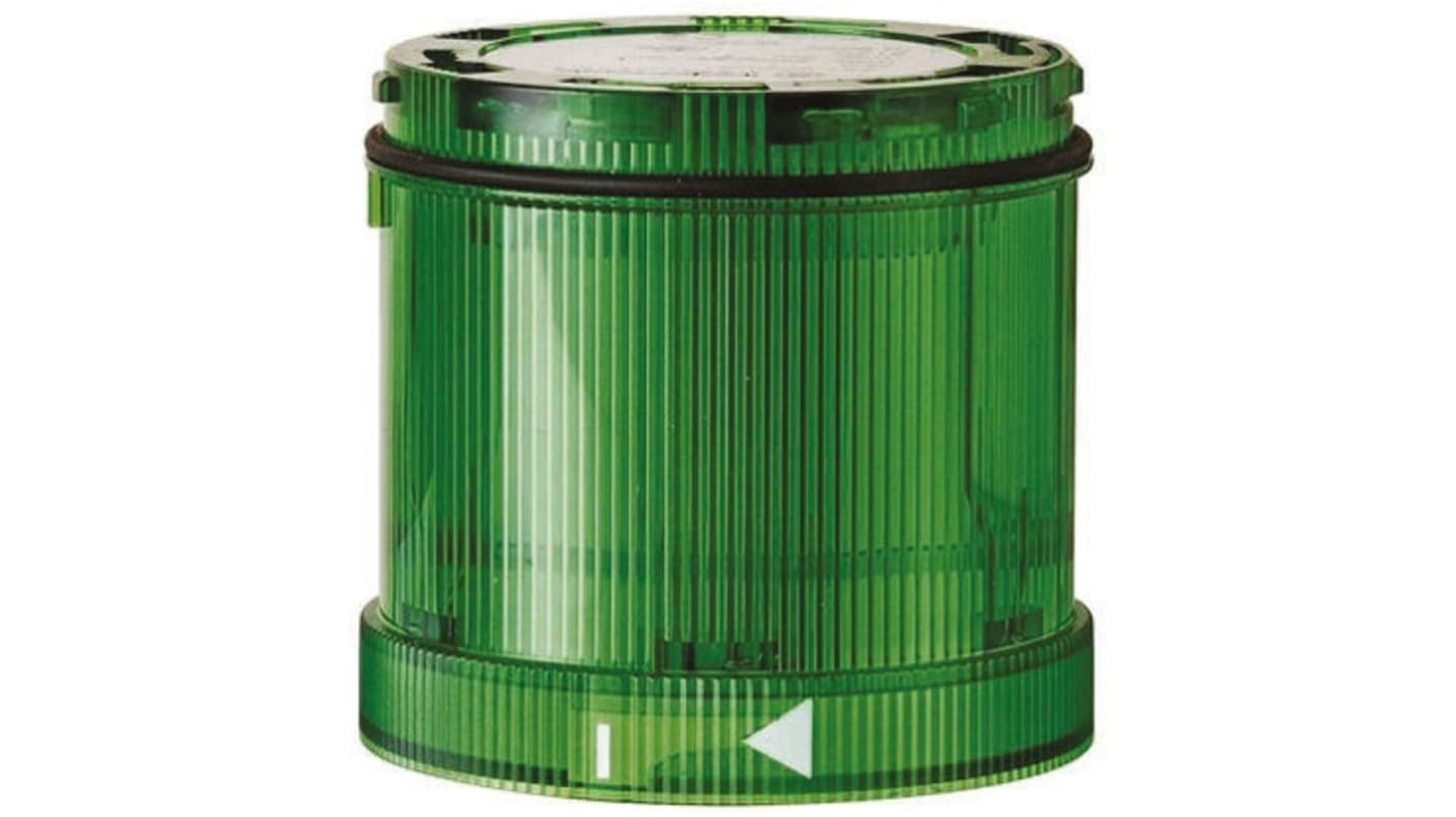 Werma 644 Series Green Steady Effect Beacon Unit, 24 V dc, LED Bulb, DC, IP65