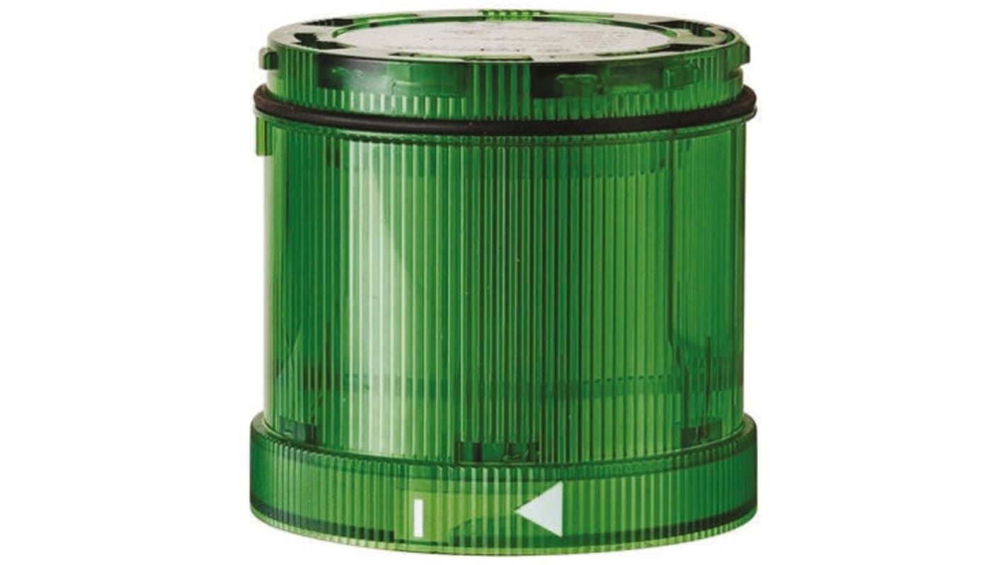 Segnalatore Werma, Verde, 24 V c.c., Ø base 70mm, h 65.5mm