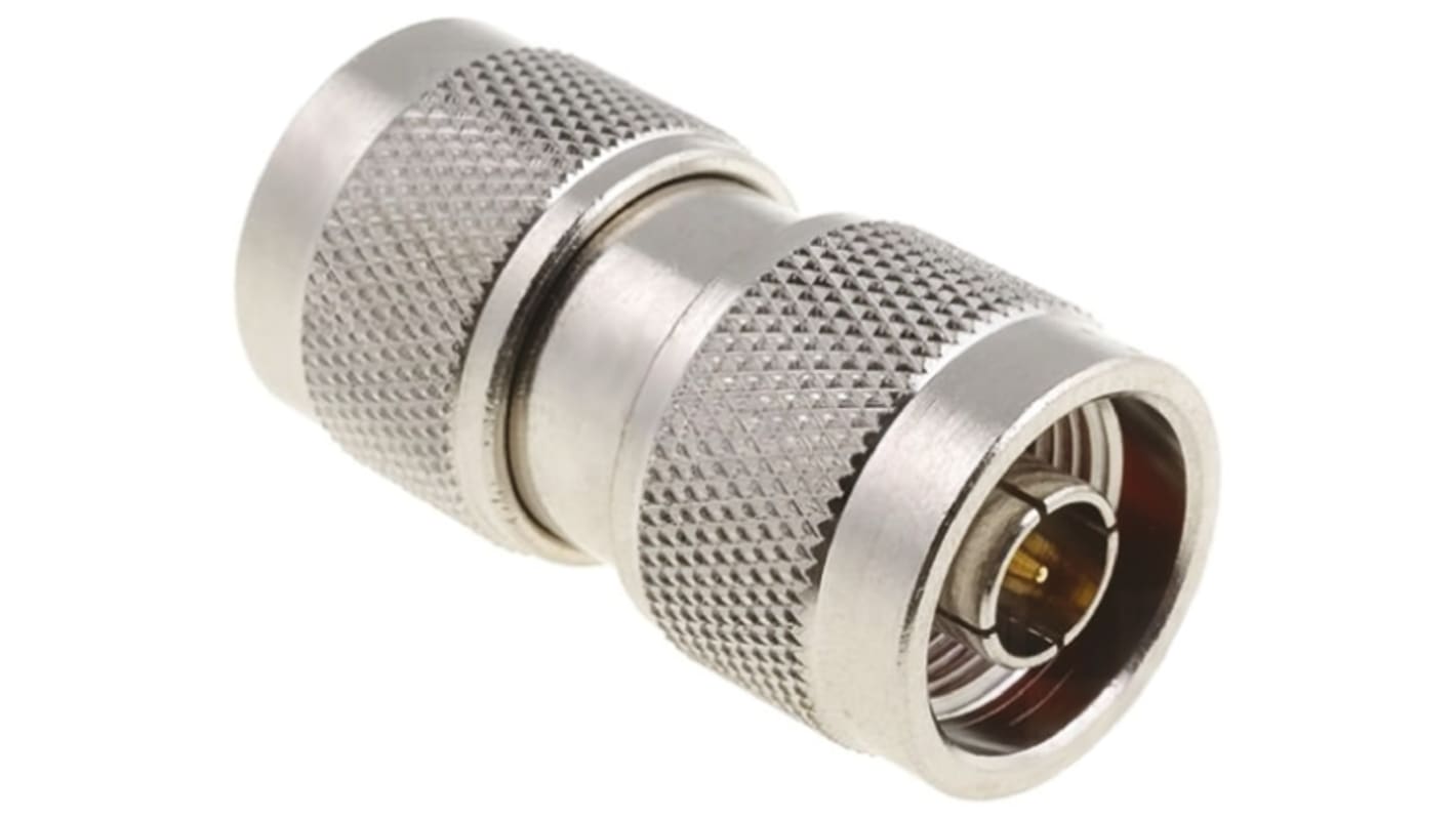 HF Adapter, N - N, 50Ω, Male - Male, Gerade, Koaxial