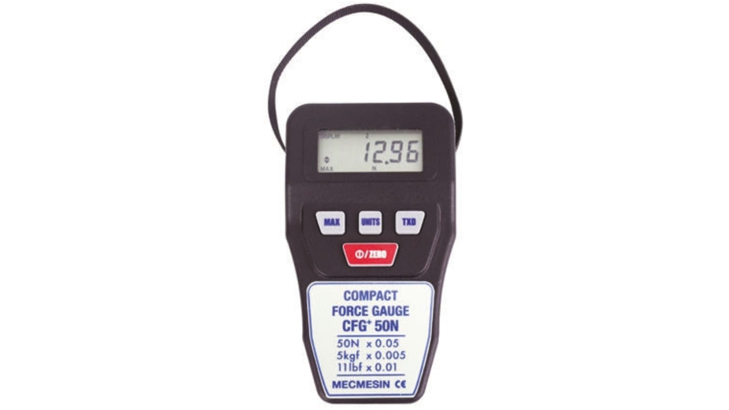 CFG+50 Mecmesin 860021 Force Gauge 500Hz RS232, Range 50N, Resolution 0.05 N RS