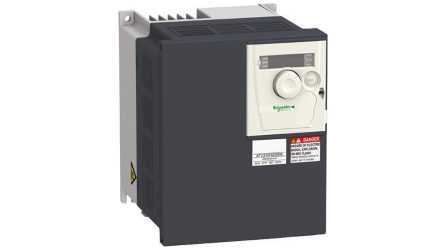 Schneider Electric Inverter Drive, 2.2 kW, 1 Phase, 230 V, 21.9 A, ALTIVAR 312 Series