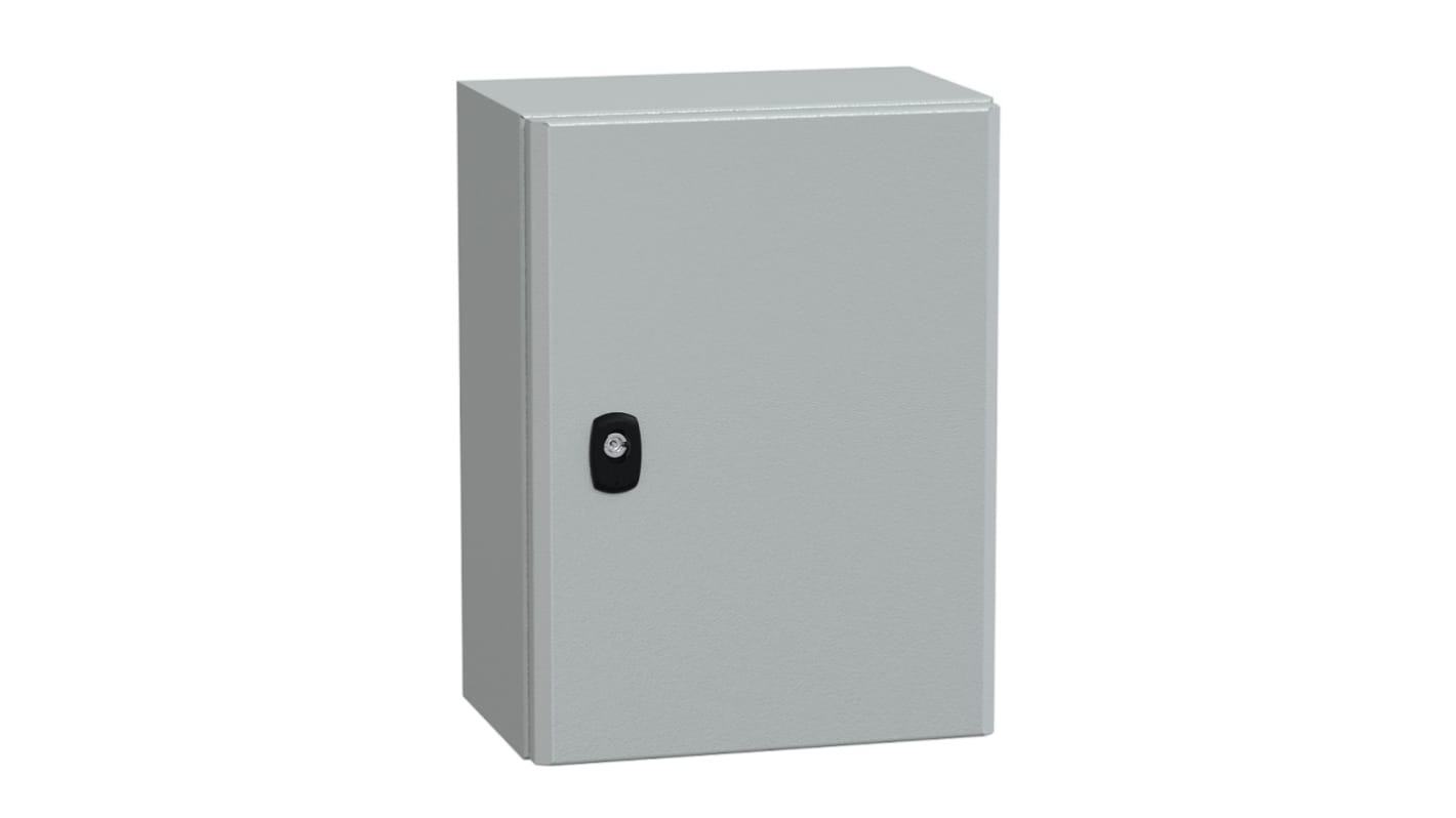 Contenitore a parete con portello Piatta Schneider Electric in Acciaio 400 x 300 x 200mm, col. Grigio, IP66