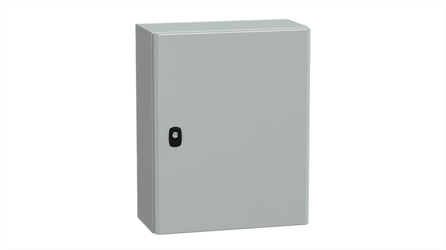 Contenitore a parete con portello Piatta Schneider Electric in Acciaio 500 x 400 x 200mm, col. Grigio, IP66