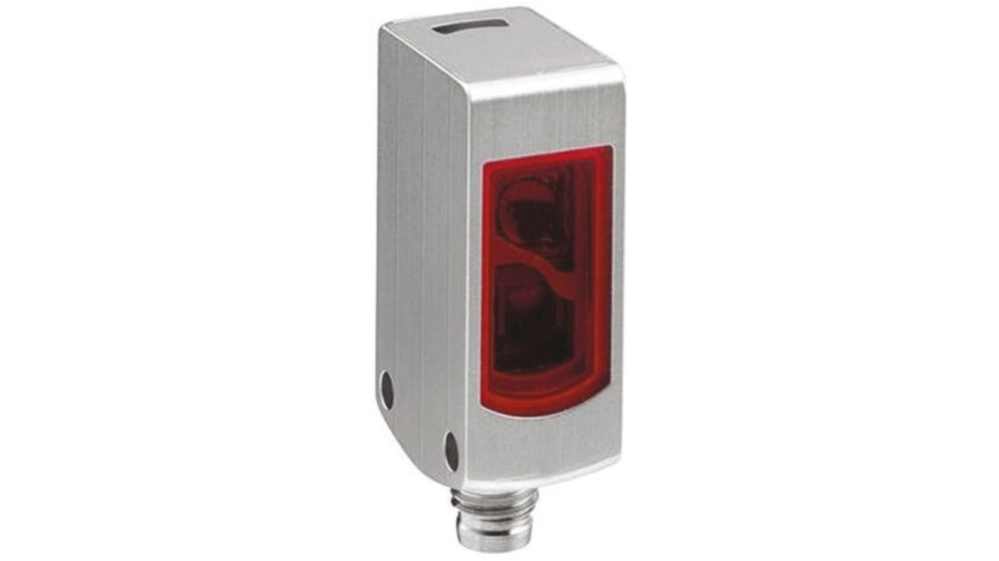 Fotocélula rectangular Sick, Sistema Reflex, alcance 4 m, salida NPN, Conector de M8 3 clavijas, IP69K