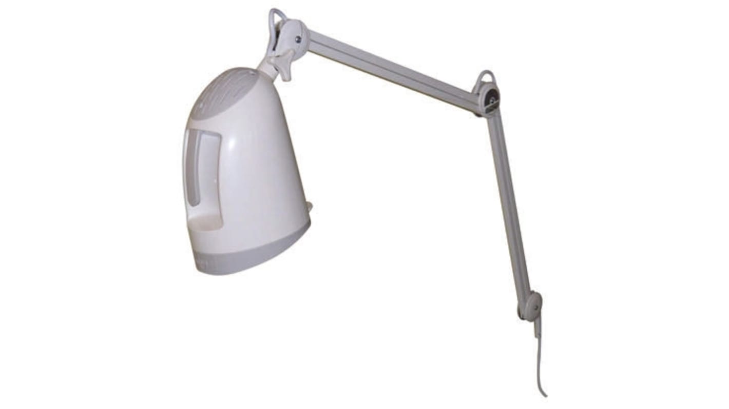 Lampe d'examen médical Ballasts pour lampes fluocompactes, 10 W, 13 W, portée max. 1100mm, bras à ressort, Dimmable,