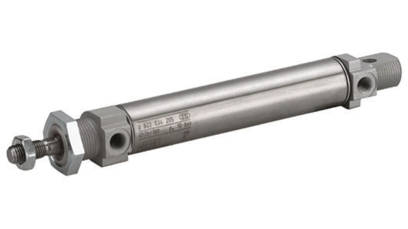 EMERSON – AVENTICS Pneumatic Piston Rod Cylinder - 25mm Bore, 50mm Stroke, MNI Series, Double Acting