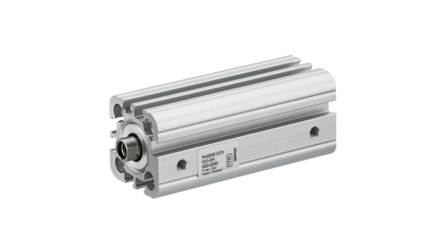 EMERSON – AVENTICS Pneumatic Compact Cylinder - 80mm Bore, 10mm Stroke, CCI Series, Double Acting