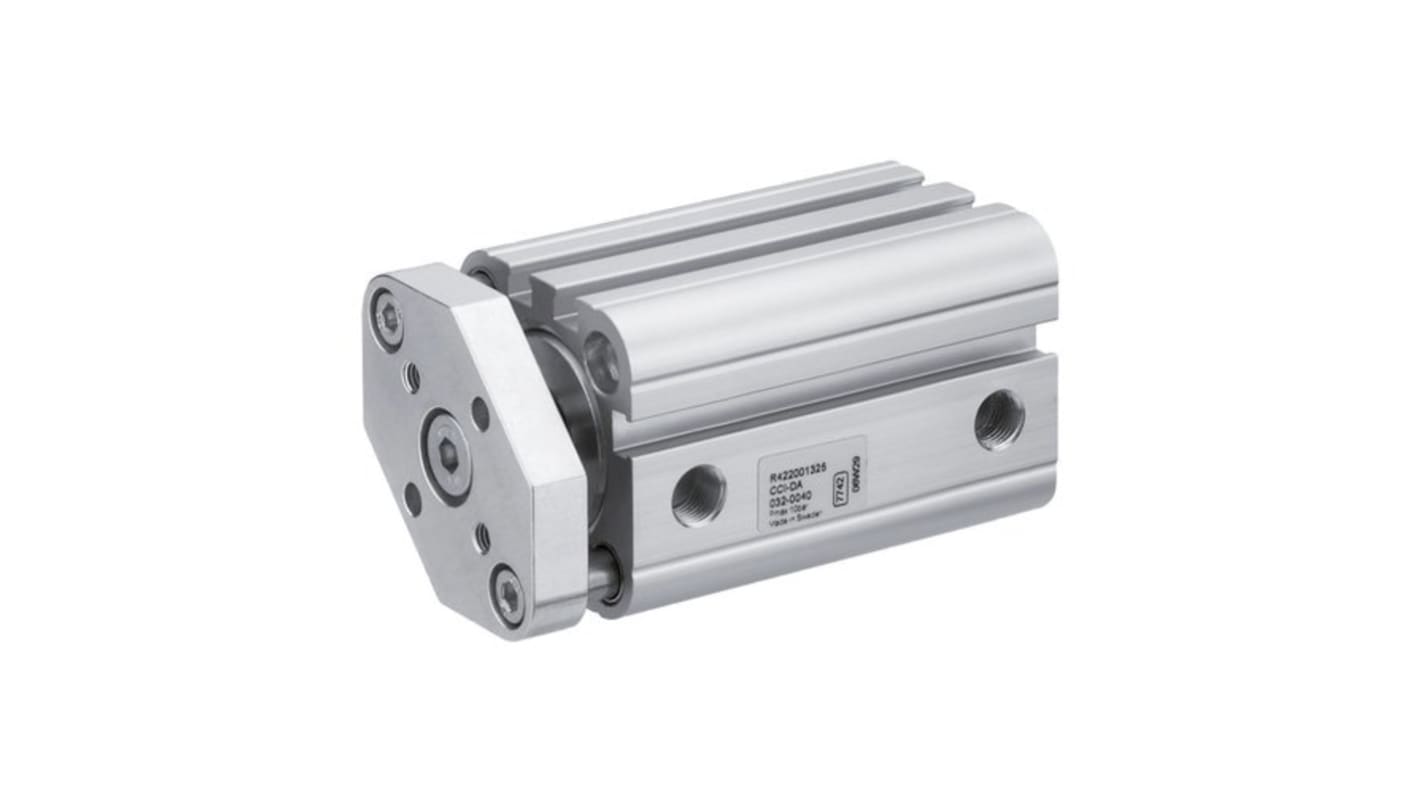EMERSON – AVENTICS Pneumatic Compact Cylinder - 32mm Bore, 100mm Stroke, CCI Series, Double Acting
